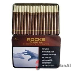 Rocks Short Tip Chocolate Sigarillo- Çikolata Aromalı